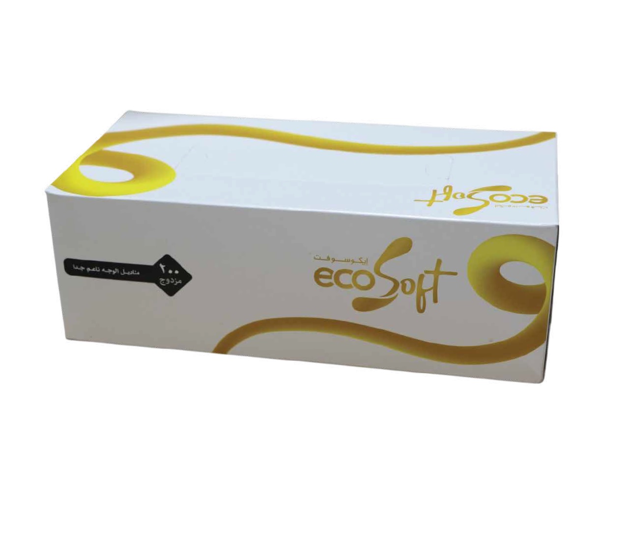 Ecosoft Facial Tissue 200 Sheets x 2 Ply